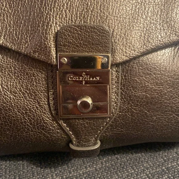 Pewter Leather Cole Haan hobo bag - Picture 3 of 7